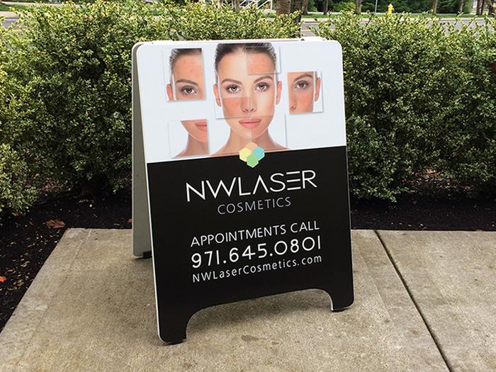 Nw Laser Spa Aboard Sign - banners & a-boards
