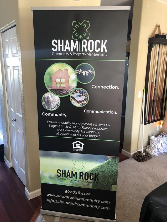 Property Management Retractable Tradeshow Banner 1 - banners & a-boards