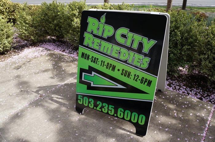 Rip City Remedies Cannabis Dispensary Aboard - banners & a-boards