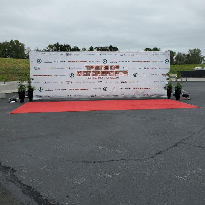 Taste Of Motorsports Oversized Car Event Photo Backrop Pir - banners & a-boards