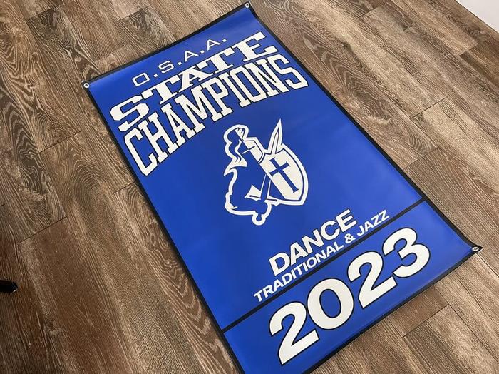Valley Catholic High School Osaa Champions Banner - banners & a-boards