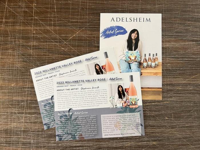 Adelsheim Winery Custom Postcards Newberg - business cards & paper products