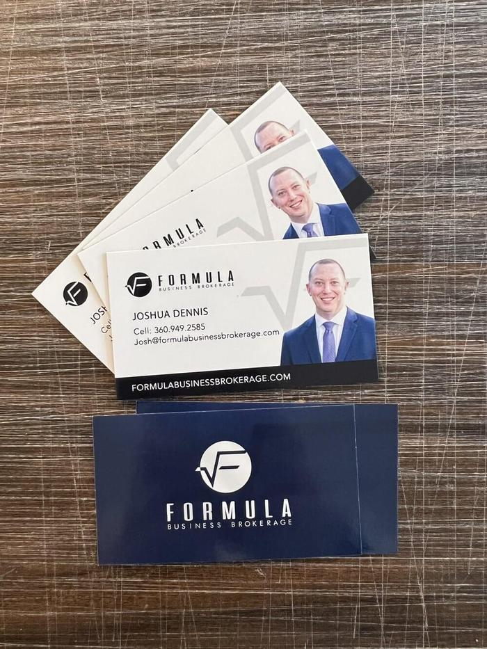 Business Broker Custom Business Cards Vancouver Washington - business cards & paper products