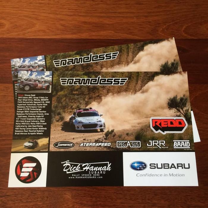 Custom Rally Race Driver Autograph Cards 1 - business cards & paper products