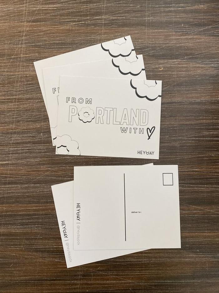 Hey Day Donuts Custom Postcards - business cards & paper products