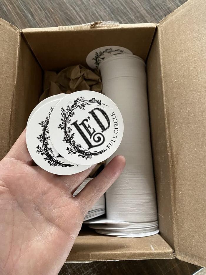 Led Bug Boutique Round Hangtags Tualatin - business cards & paper products