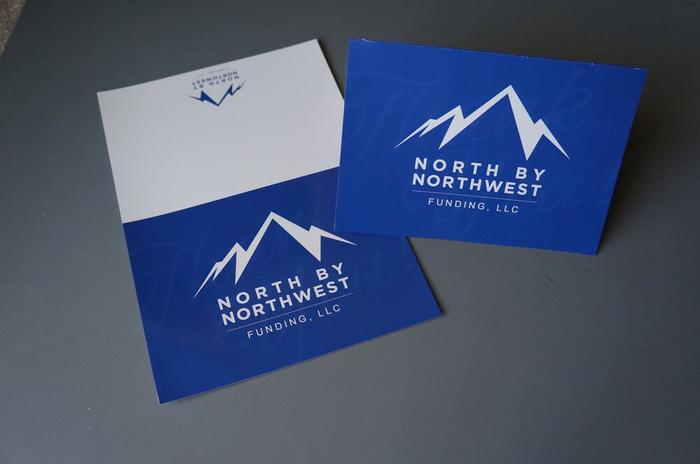 North By Northwest Custom Printed Uv Gloss Greeting Cards - business cards & paper products