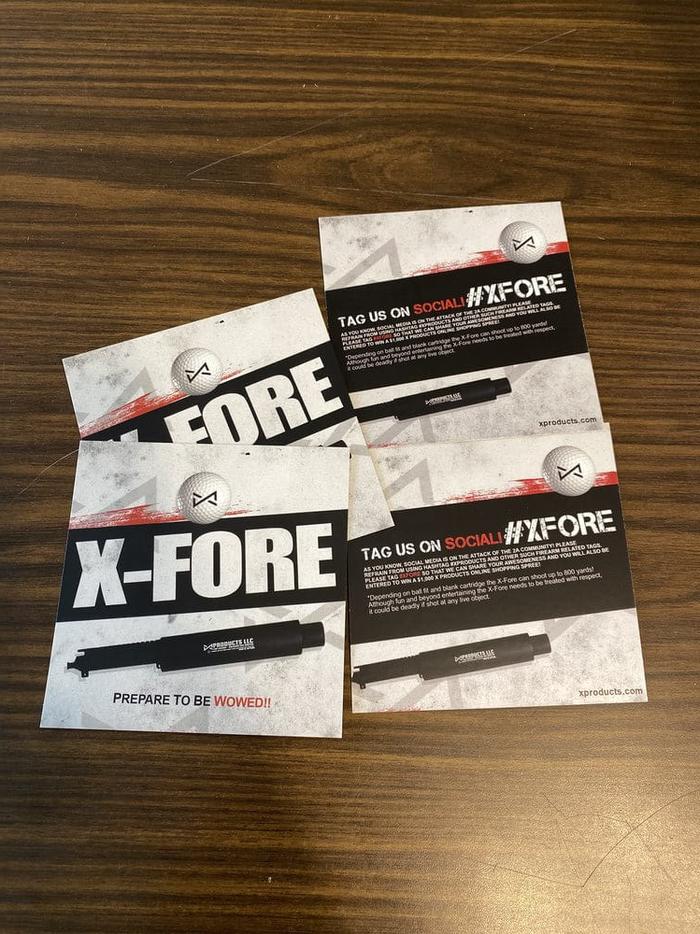 X Products Custom Product Mailer Insert Cards - business cards & paper products