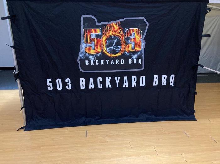 503 Backyard Bbq Printed Full Canopy Wall Hillsboro 1 - dye sublimated