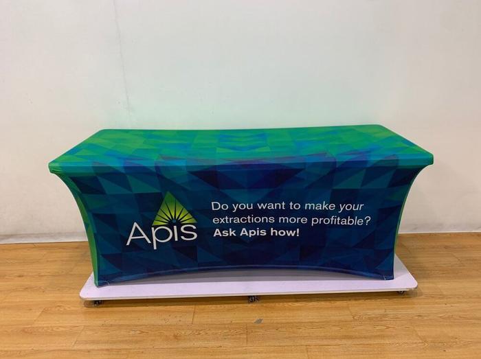 Apis Labs Custom 6Ft Stretch Tablecloth 1 - dye sublimated