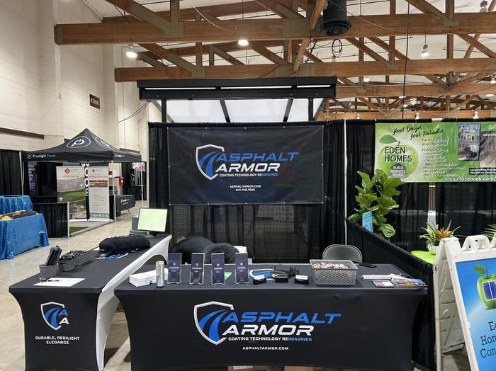 Asphalt Armor Printed 6Ft Stretch Tablecloth - dye sublimated