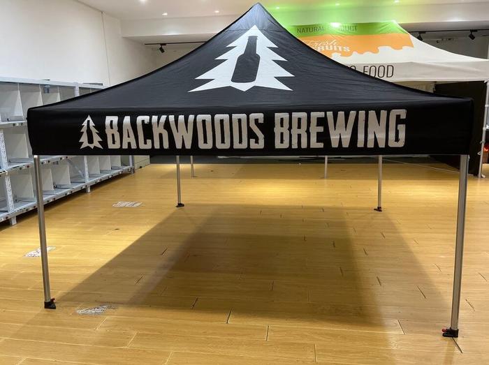 Backwoods Brewing 10X10 Printed Tent Portland 1 - dye sublimated