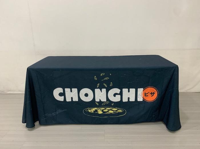 Chonghi Pizza 6Ft Tablecloth - dye sublimated