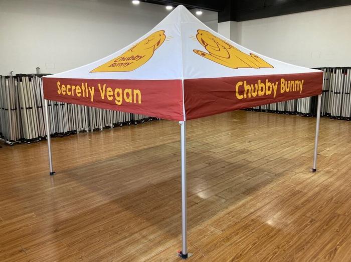 Chubby Bunny Food Cart Custom 10X10 Canopy 1 - dye sublimated