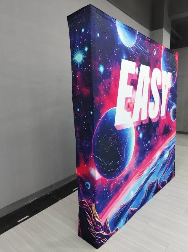 Easy Extracts 8Ft Expanding Tension Display Wall 1 - dye sublimated