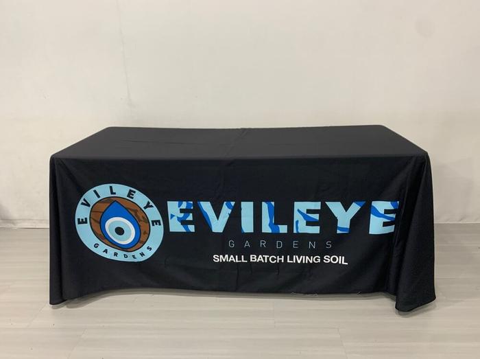 Evileye Gardens Custom 6Ft Drape Style Tablecloth 1 - dye sublimated