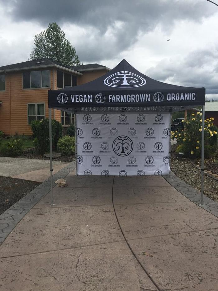 Fountain Of Youth Skincare Tradeshow Canopy 1 - dye sublimated