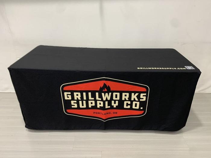 Grillworks Pdx 6Ft Fitted Tablecloth - dye sublimated