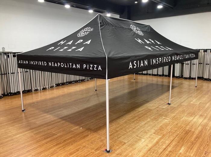 Hapa Pizza Custom 10X20 Dye Sublimated Tent Beaverton 1 - dye sublimated