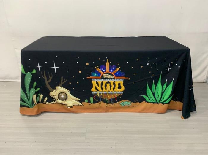 Nw Oiltech Custom Printed 6Ft Tablecloth 1 - dye sublimated