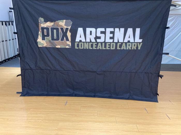 Pdx Arsenal Printed 10Ft Full Canopy Wall 1 - dye sublimated