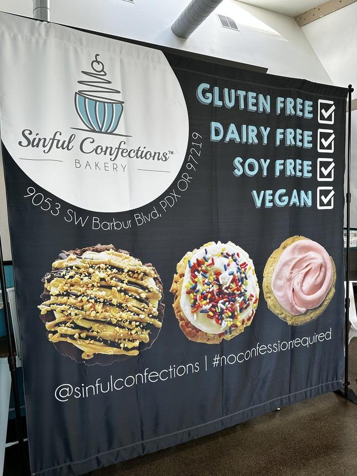 Sinful Confections 8Ft Step And Repeat - dye sublimated