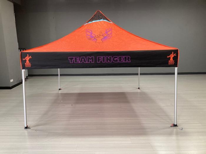 Team Dirty Fingers Bike Cx 10X10 Pop Up Tent - dye sublimated