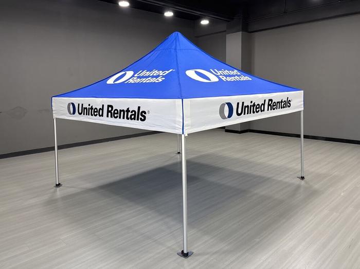 United Rentals 10Ft Printed Pop Up Canopy 1 - dye sublimated