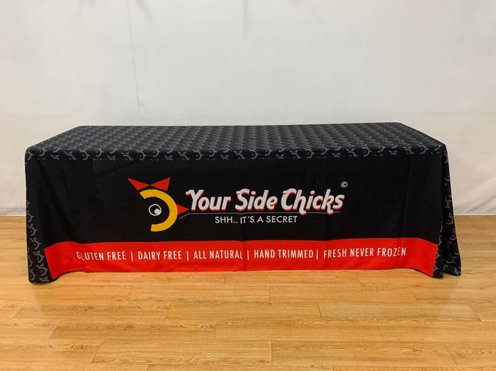 Your Side Chicks Food Cart Catering Tablecloth 1 - dye sublimated