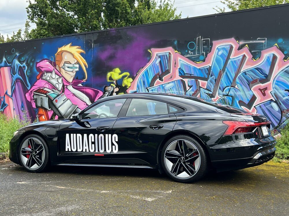 Beaverton Audi Holographic Short Term Vehicle Graphics - outdoor & retail signs