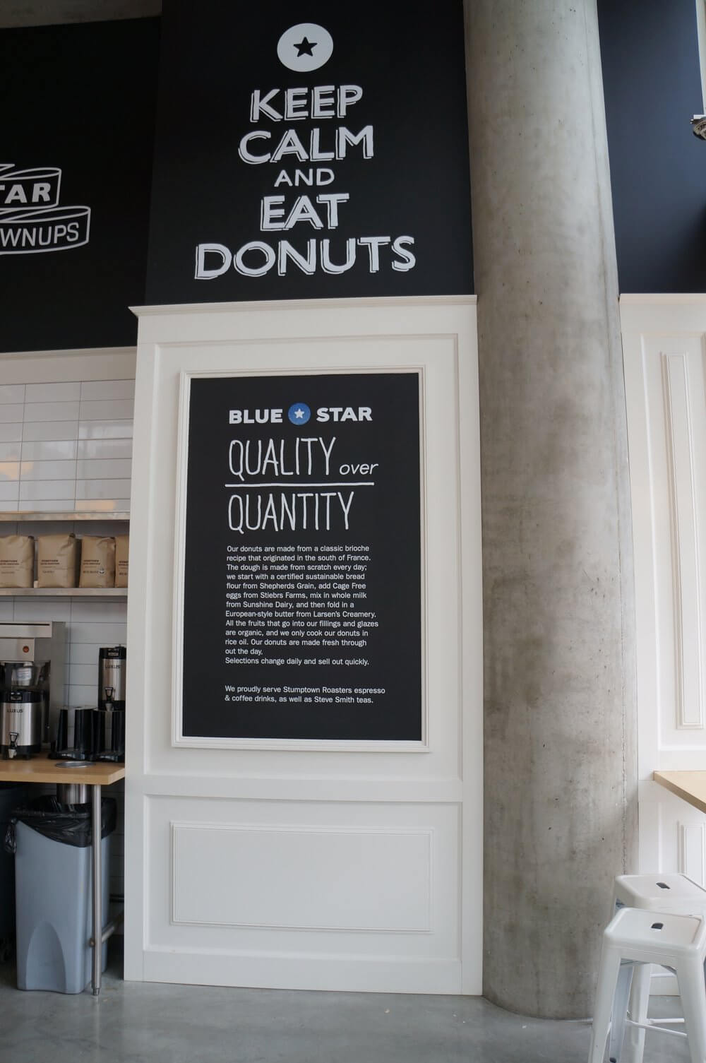 Blue Star Donuts Die Cut Wall Graphics - outdoor & retail signs