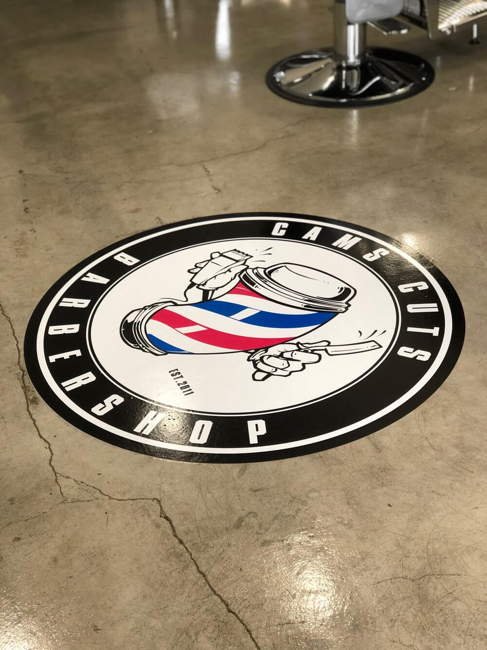 Cams Cuts Printed Floor Graphics Vancouver - outdoor & retail signs