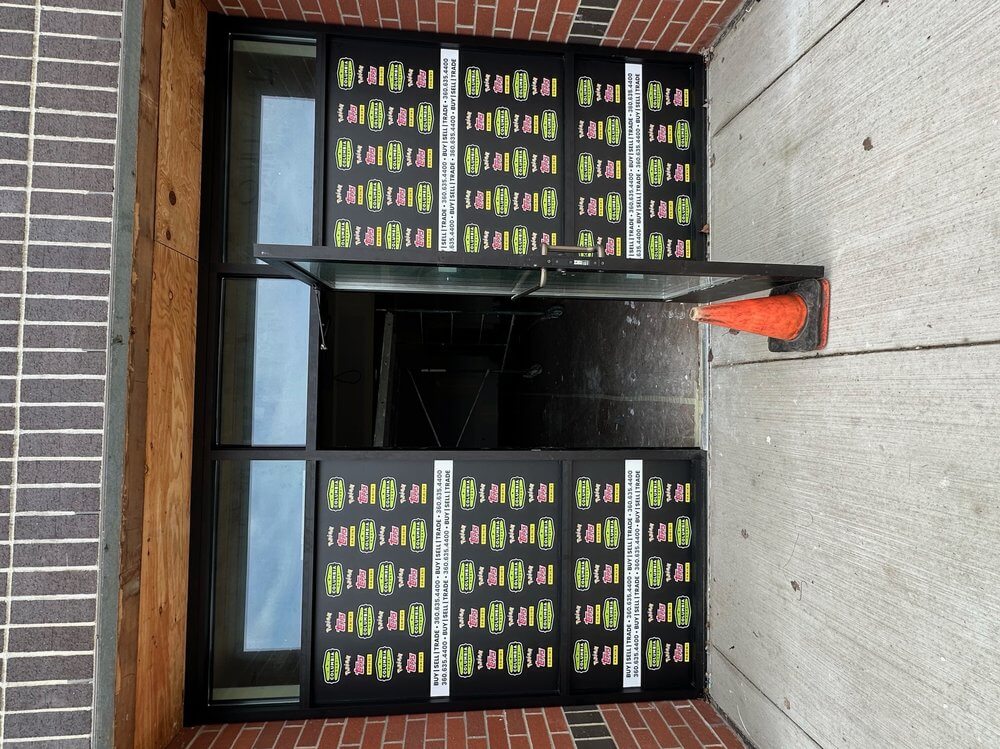 Columbia Trading Cards Storefront Window Graphics Vancouver - outdoor & retail signs