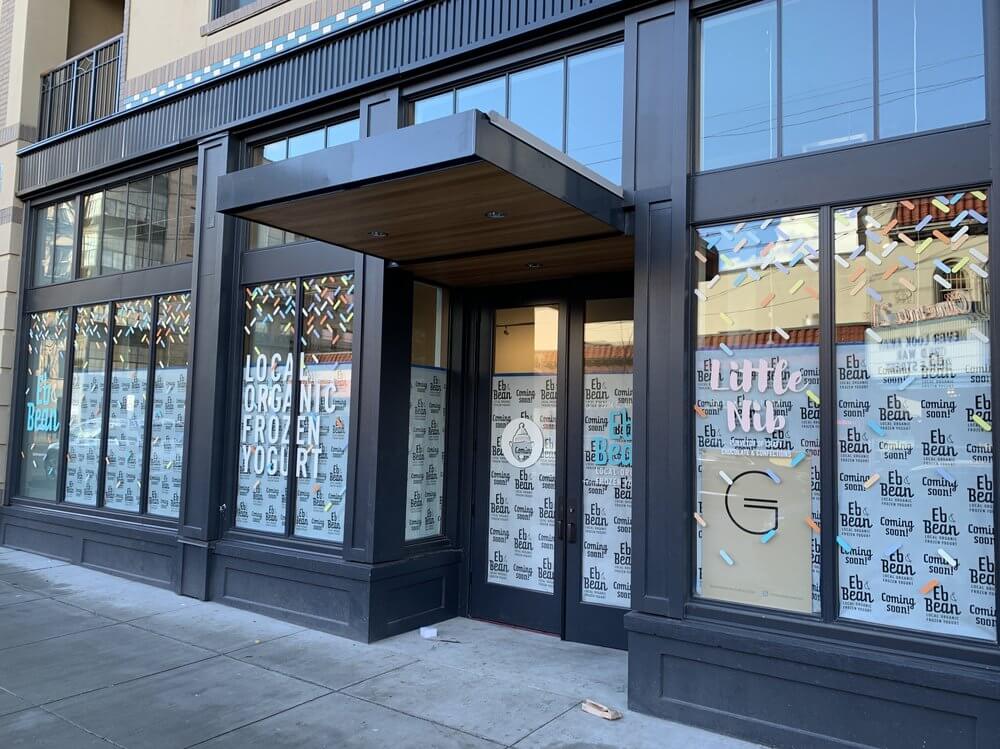 Eb Bean Printed Die Cut Window Graphics - outdoor & retail signs