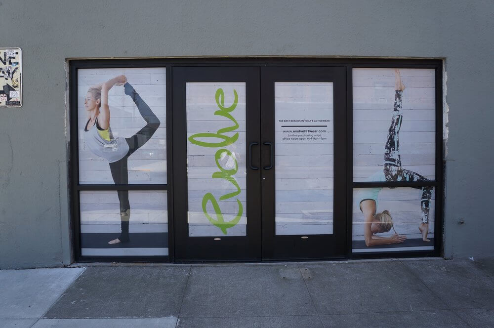 Evolve Fitness Perforated Window Prints - outdoor & retail signs