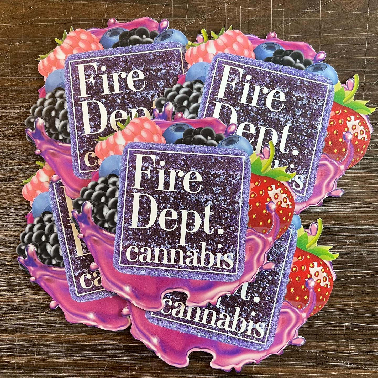 Fire Dept Cannabis Pvc Printed Indoor Retail Signs - outdoor & retail signs