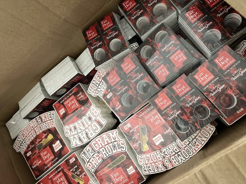 Fire Dept Cannabis Pvc Prints - outdoor & retail signs