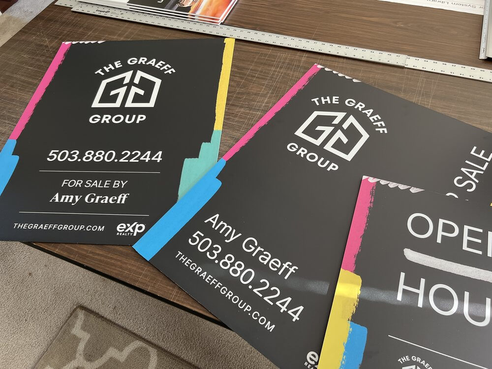 Graeff Group Aluminum Acm Real Estate Hanging Signs - outdoor & retail signs