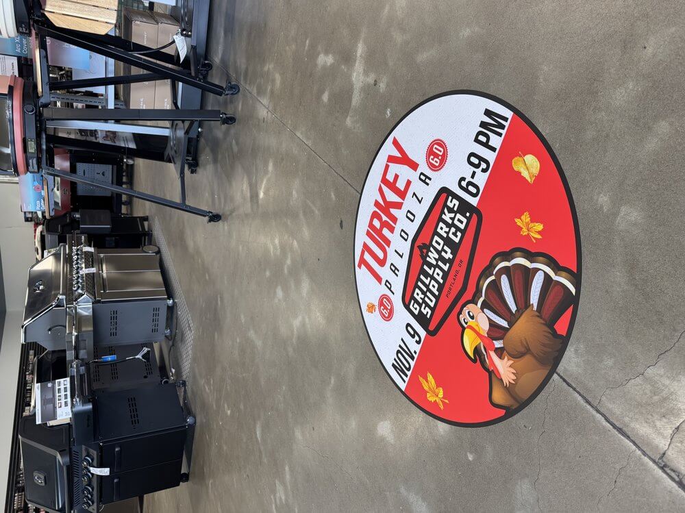 Grillworks Pdx Anti Slip Floor Graphics - outdoor & retail signs