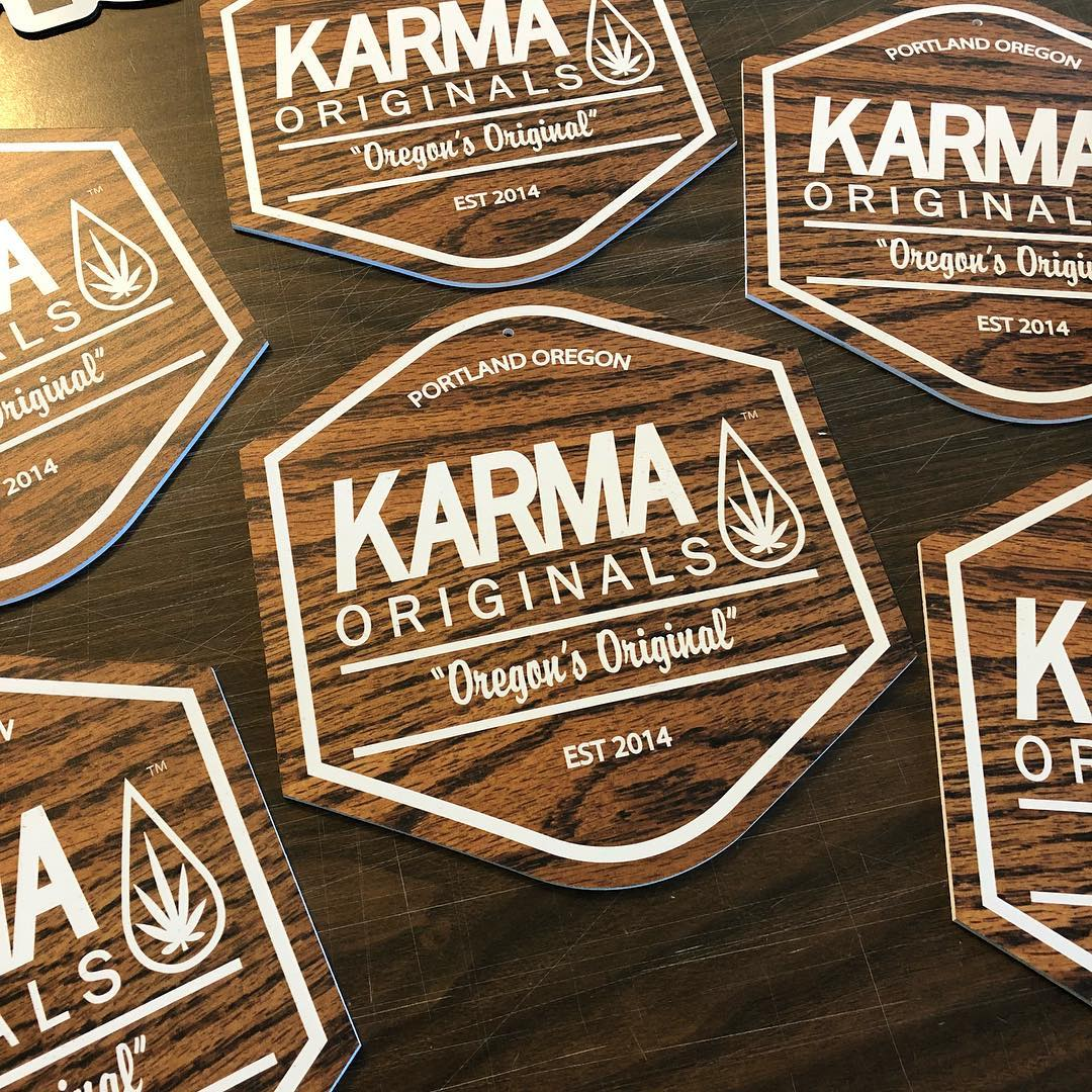 Karma Originals Indoor Retailer Pvc Signs - outdoor & retail signs