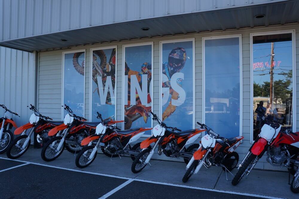 Motosport Hillsboro Redbull Perforated Window Prints - outdoor & retail signs