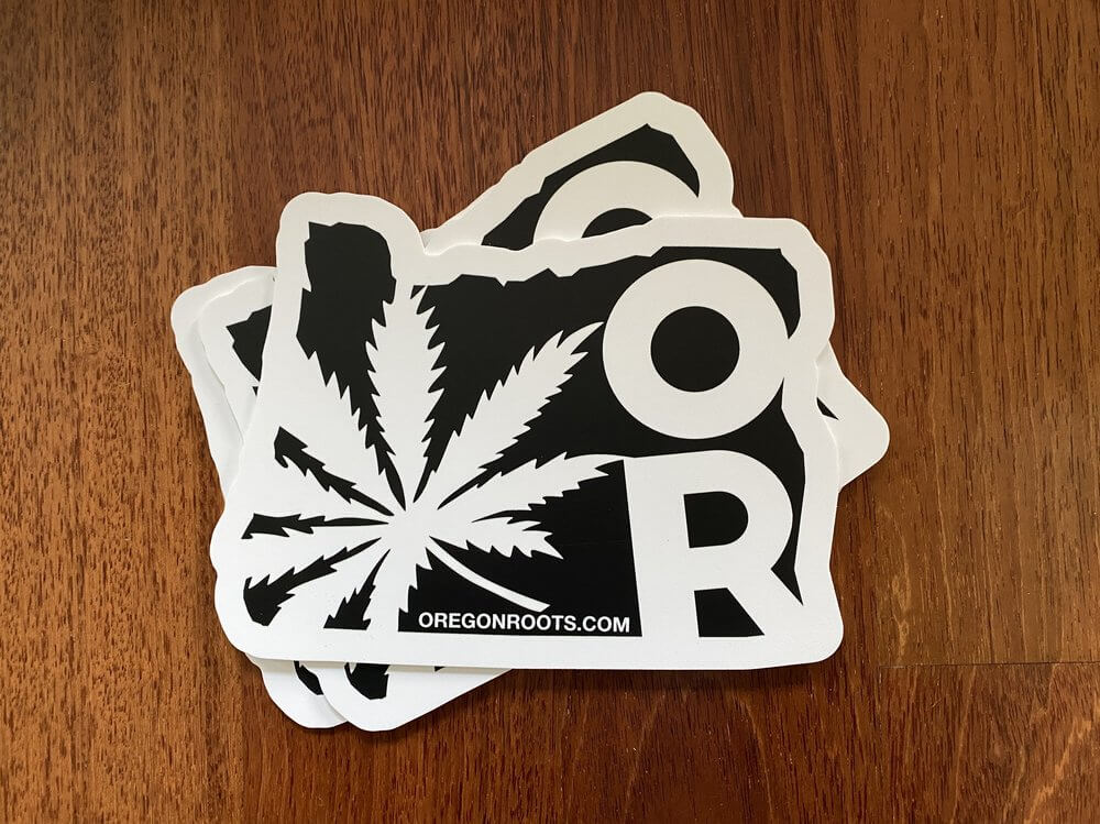 Oregon Roots Cannabis Indoor Point Of Sale Pvc Signs - outdoor & retail signs