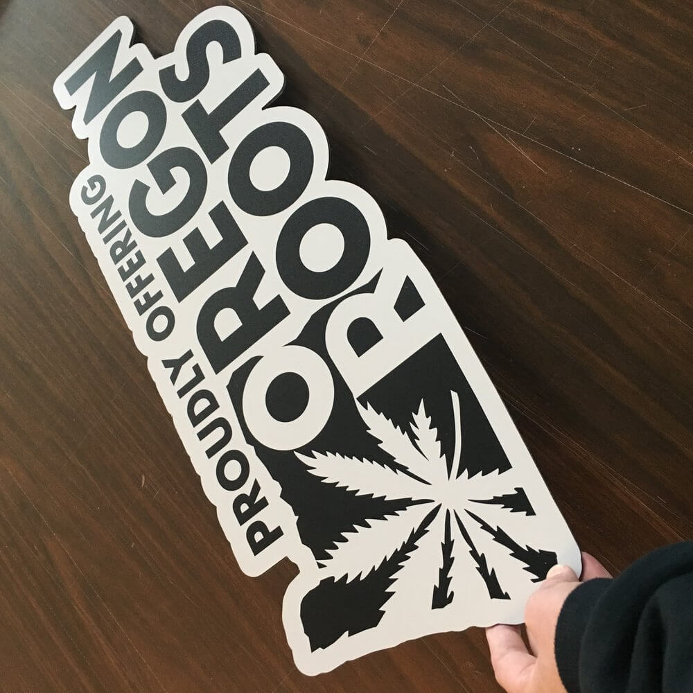 Oregon Roots Point Of Sale Retail Wall Sign - outdoor & retail signs