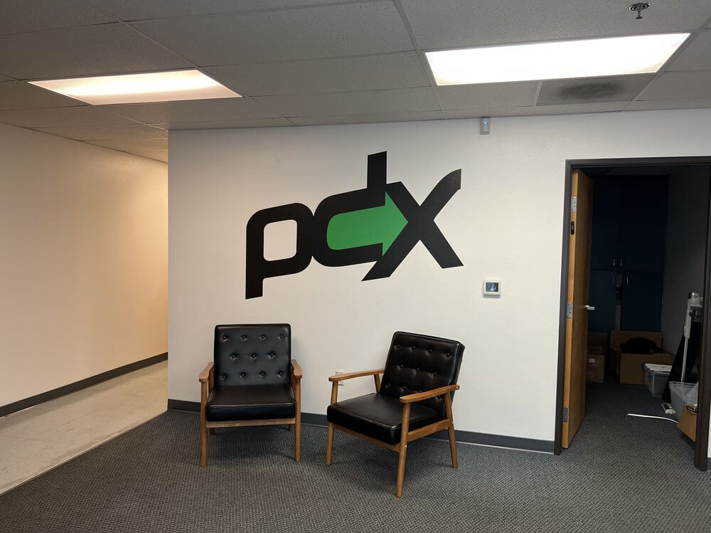 Pdx Trucking Office Wall Decal - outdoor & retail signs