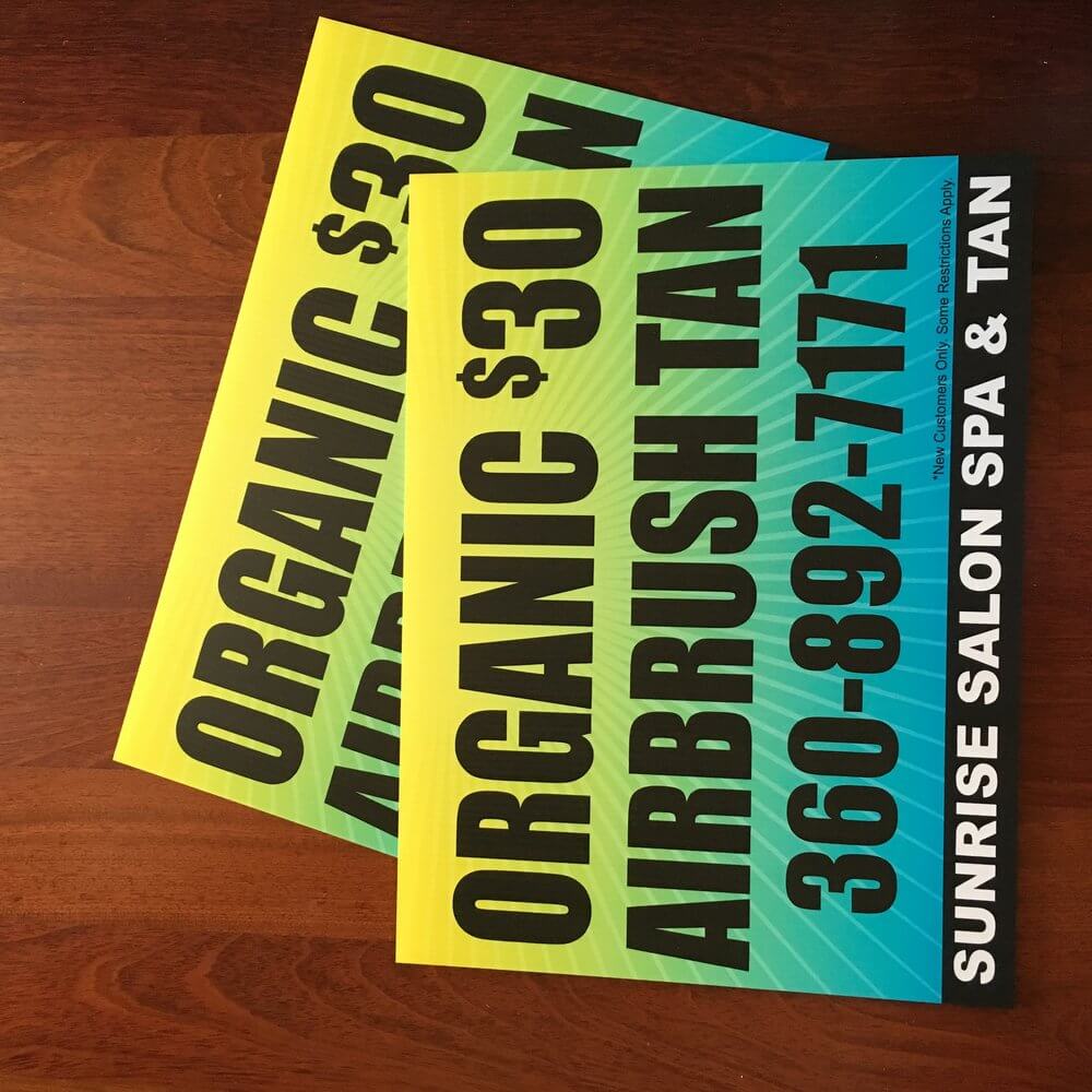Salon Spa Corex Yard Signs - outdoor & retail signs