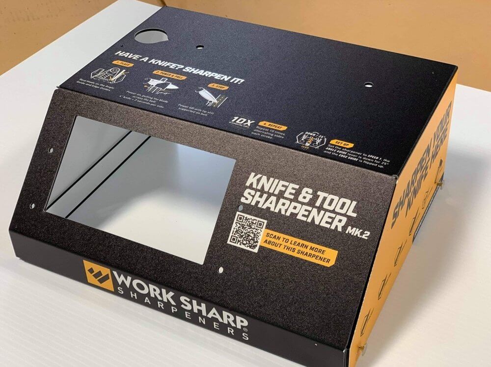 Work Sharp Acm Printed Cnc Routed Folded Retail Displays - outdoor & retail signs