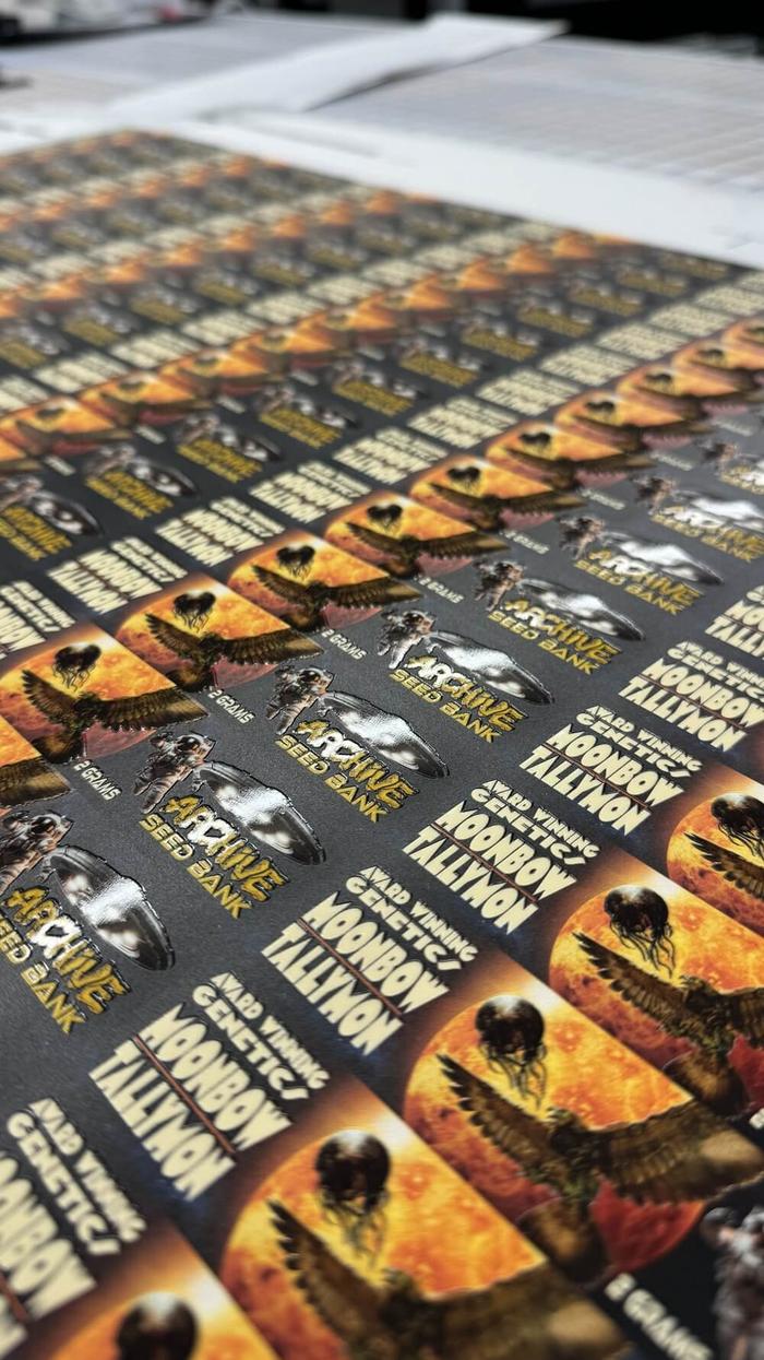 Archive Embossed Gloss Products Labels - product labels & packaging