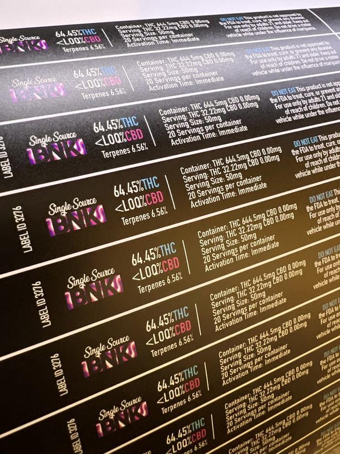 Bos Nose Knows Ebottle Extract Jar Custom Wrap Labels Matte Finish - product labels & packaging