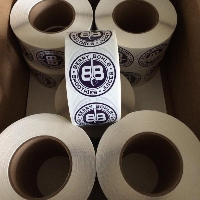 Bowl And Berry Roll Labels 1 - product labels & packaging