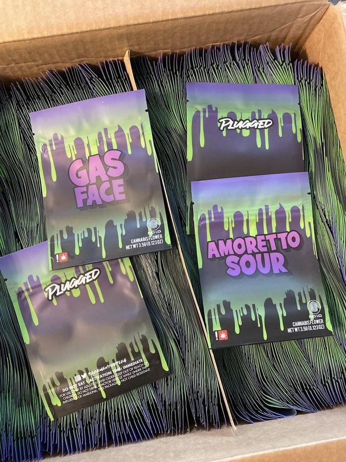 Custom Printed Soft Touch Laminated Pouches - product labels & packaging